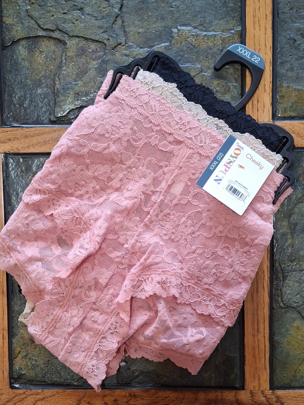 Lace Cheeky Boyshort - 3 Pack